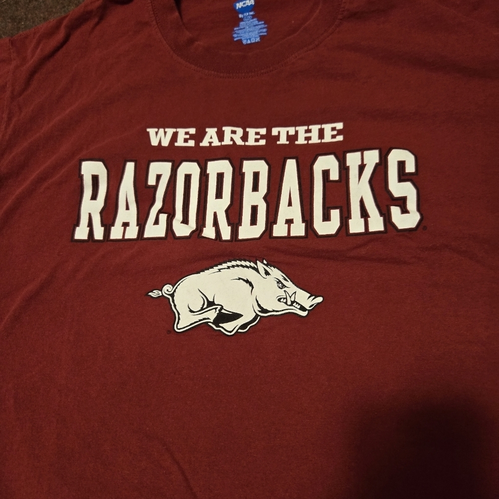 University Of Arkansas Razorbacks Shirt Men's Large - Picture 2 of 5